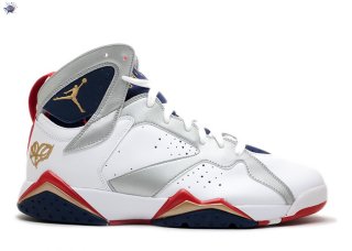 Meilleures Air Jordan 7 Retro "For The Love Of The Game" Blanc Rouge (304775-103)