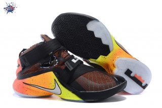 Meilleures Nike Lebron Soldier IX 9 "Rise" Noir Jaune Orange