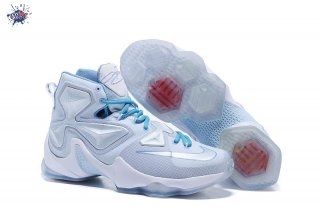 Meilleures Nike Lebron XIII 13 "Christmas" Blanc Bleu