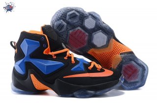 Meilleures Nike Lebron XIII 13 Noir Orange Bleu