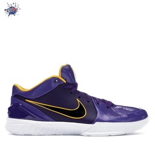 Meilleures Nike Zoom Kobe IV 4 Protro Undefeated "Los Angeles Lakers" Pourpre (CQ3869-500)
