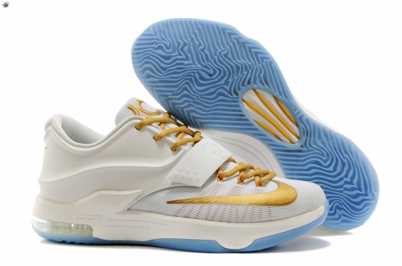 Meilleures Nike KD 7 Blanc Or