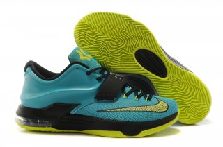 Meilleures Nike KD 7 Bleu Fluorescent Vert