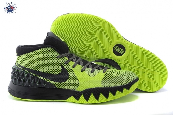 Meilleures Nike Kyrie Irving 1 Noir Fluorescent Vert