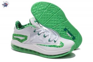 Meilleures Nike Lebron 11 Vert Blanc