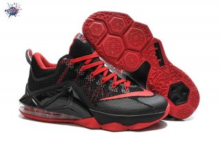 Meilleures Nike Lebron 12 Rouge Noir