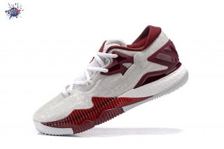 Meilleures Adidas Crazylight Boost Blanc Rouge