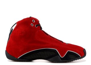 Meilleures Air Jordan 21 "Red Suede" Rouge Noir (313495-602)