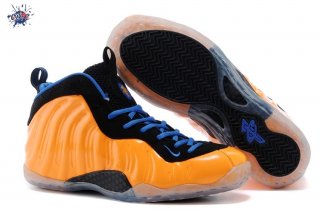 Meilleures Nike Air Foamposite One "Knicks Knicks Spike Lee" Orange Noir