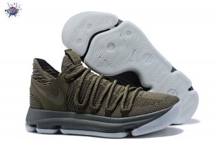 Meilleures Nike KD X 10 Olive Blanc