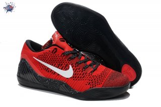 Meilleures Nike Kobe IX 9 Elite Low Rouge Noir