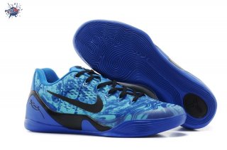 Meilleures Nike Kobe IX 9 Low Em Bleu Noir