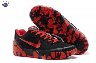 Meilleures Nike Kobe IX 9 Low Em Rouge Noir