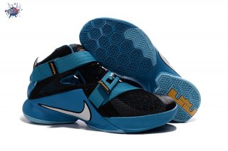 Meilleures Nike Lebron Soldier IX 9 Noir Bleu