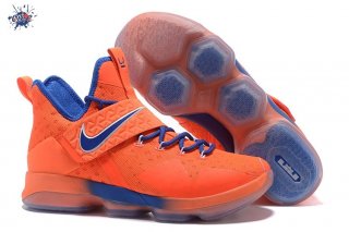 Meilleures Nike Lebron XIV 14 "Hardwood Classics" Pe Orange Bleu