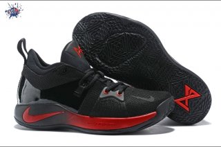 Meilleures Nike PG 2 Noir Rouge
