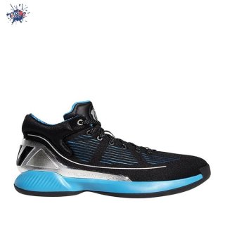 Meilleures Adidas Derrick Rose X 10 Noir Bleu (EH2458)