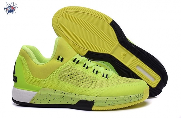 Meilleures Adidas Crazylight Jeremy Lin Fluorescent Vert