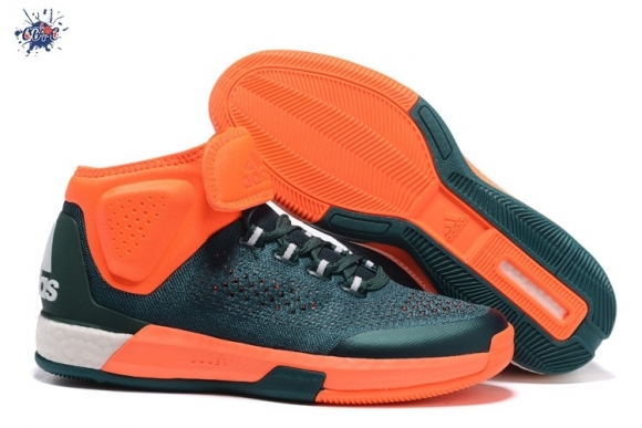 Meilleures Adidas Crazylight Jeremy Lin Vert Orange