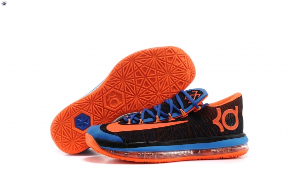 Meilleures Nike KD 6.5 Noir Bleu Orange