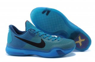 Meilleures Nike Zoom Kobe 10 Bleu Noir