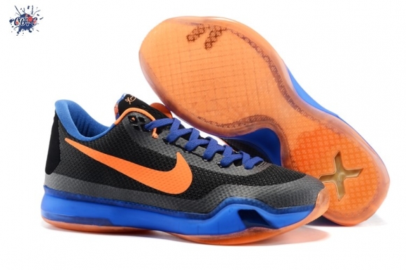 Meilleures Nike Zoom Kobe 10 Orange Noir Bleu