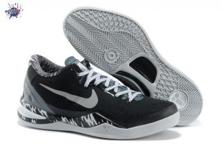 Meilleures Nike Zoom Kobe 8 Noir Blanc