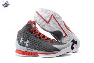 Meilleures Under Armour Curry 2 Gris Rouge